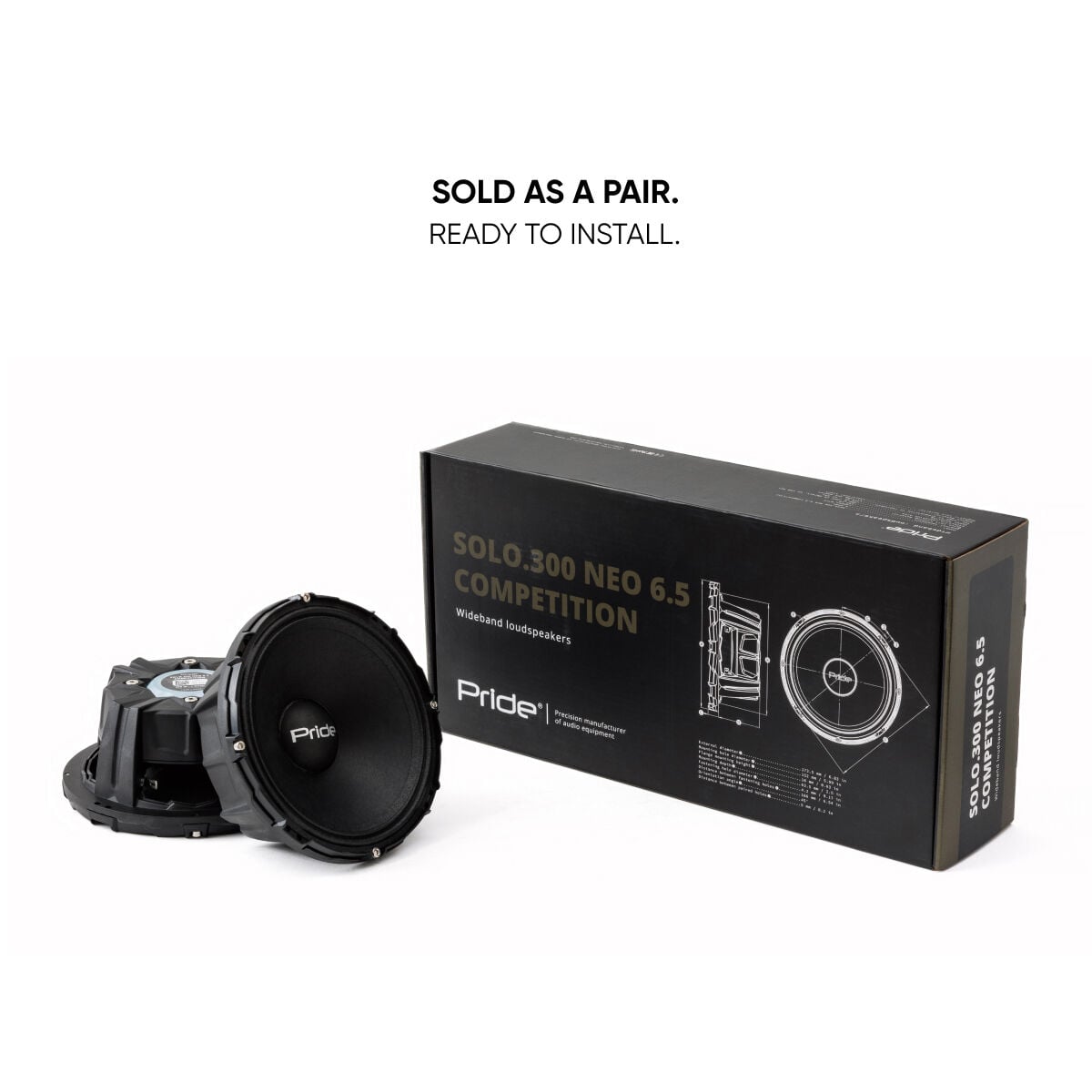 Pride Solo 300 NEO 6.5 Competition 16 CM 300 RMS Midrange