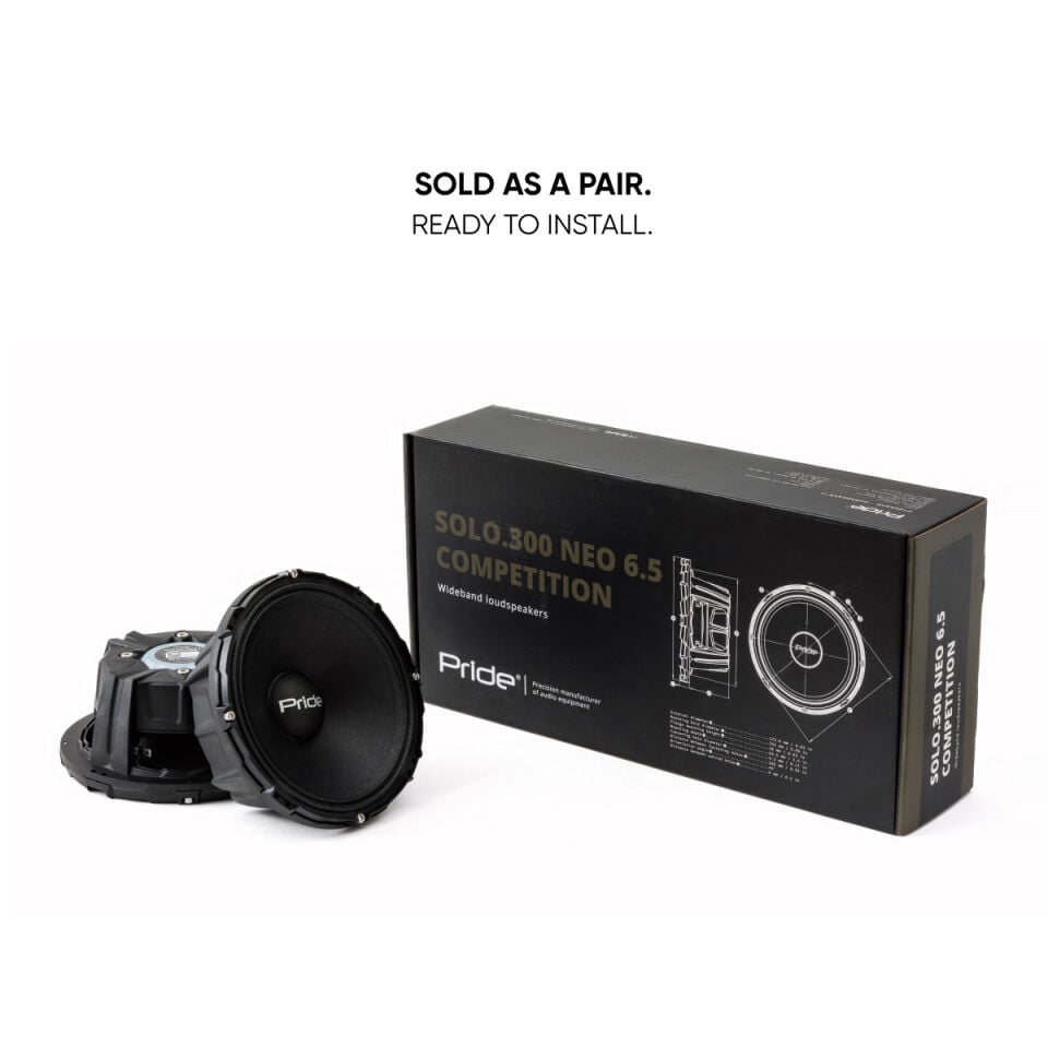 Pride Solo 300 NEO 6.5 Competition 16 CM 300 RMS Midrange