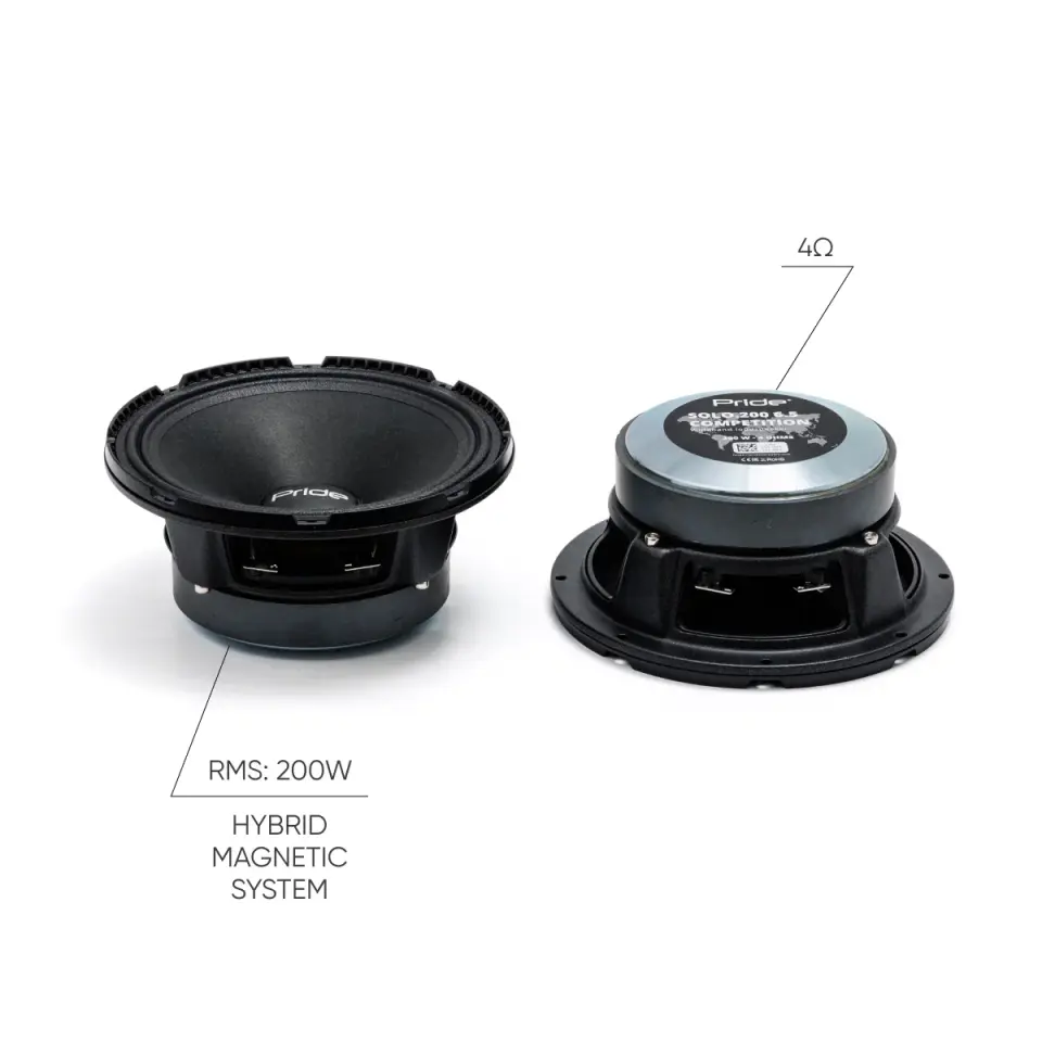 Pride Audio Solo 200 6.5 Competition 16 CM 200 RMS