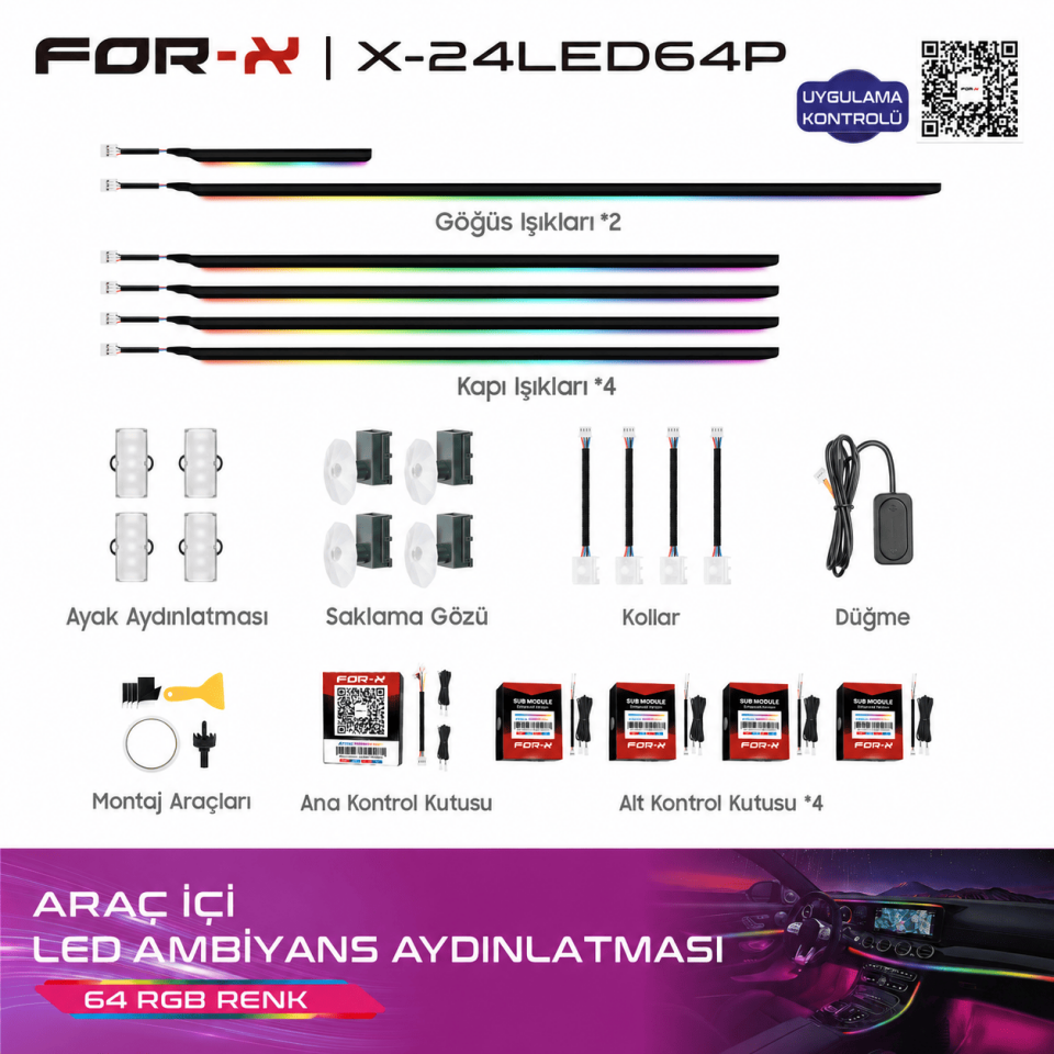 For-x X-24LED64P Ambiyans