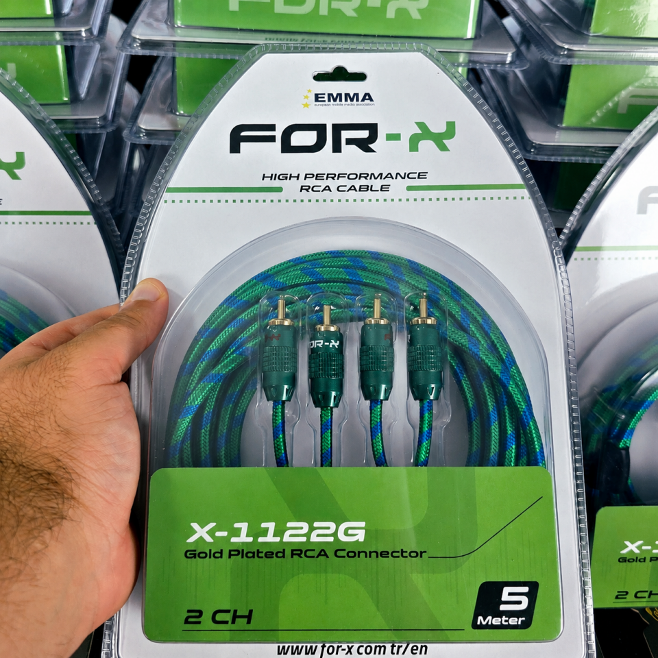For-x 1122G 5 metre rca kablo