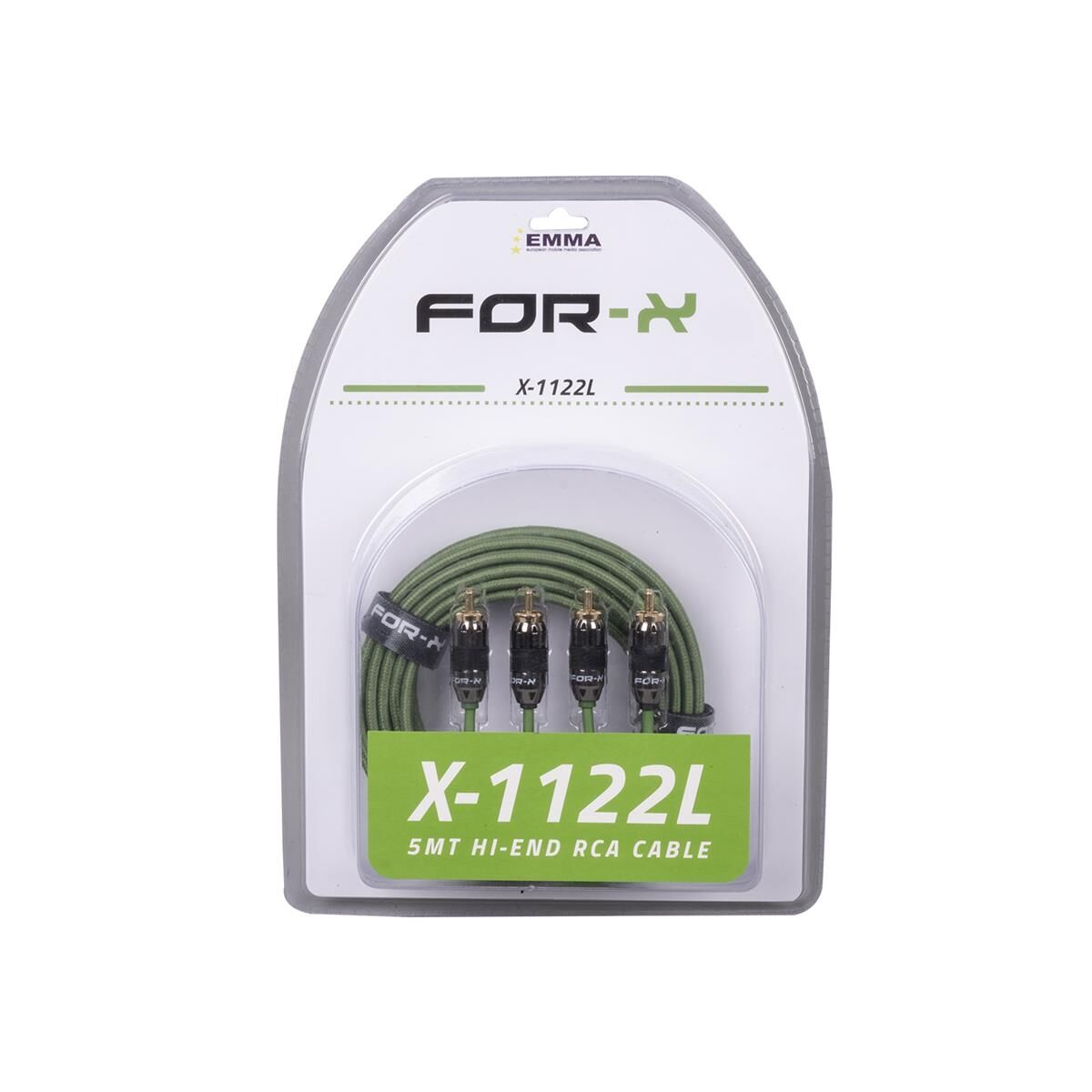 For-x X-1122L 5 metre rca kablo