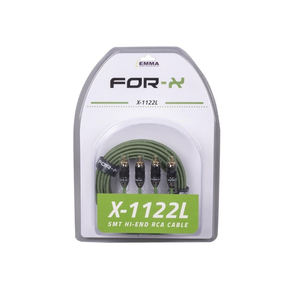 For-x X-1122L 5 metre rca kablo
