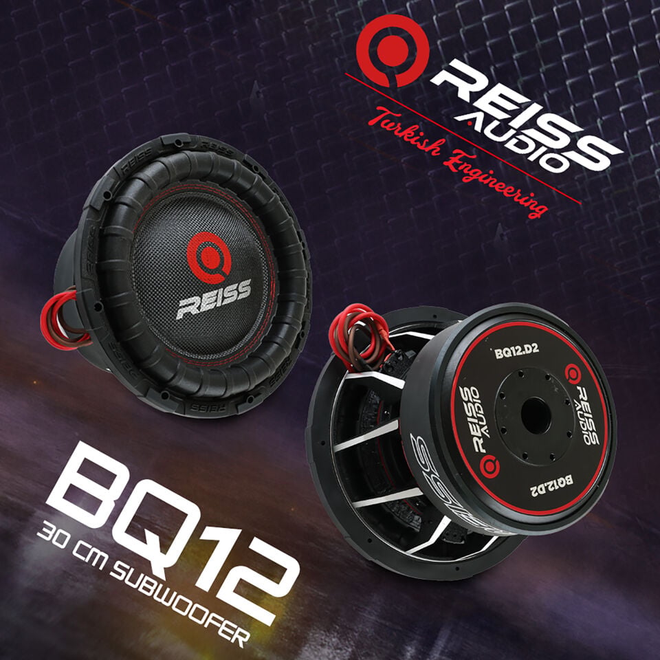 Reiss Audio RS-BQ12 30 CM 1200 RMS Bass