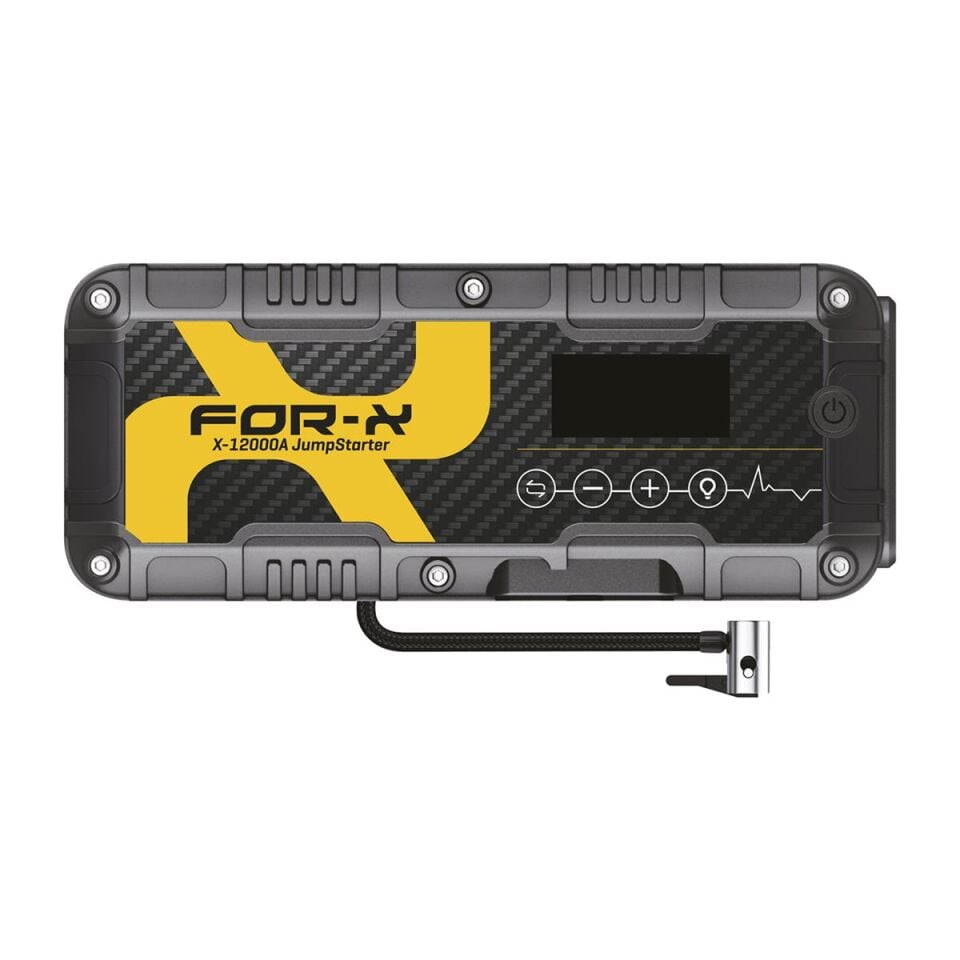 For-X X-12000A 12000 mAh 1600A Akü Takviye Cihazı ve Hava Kompresörü