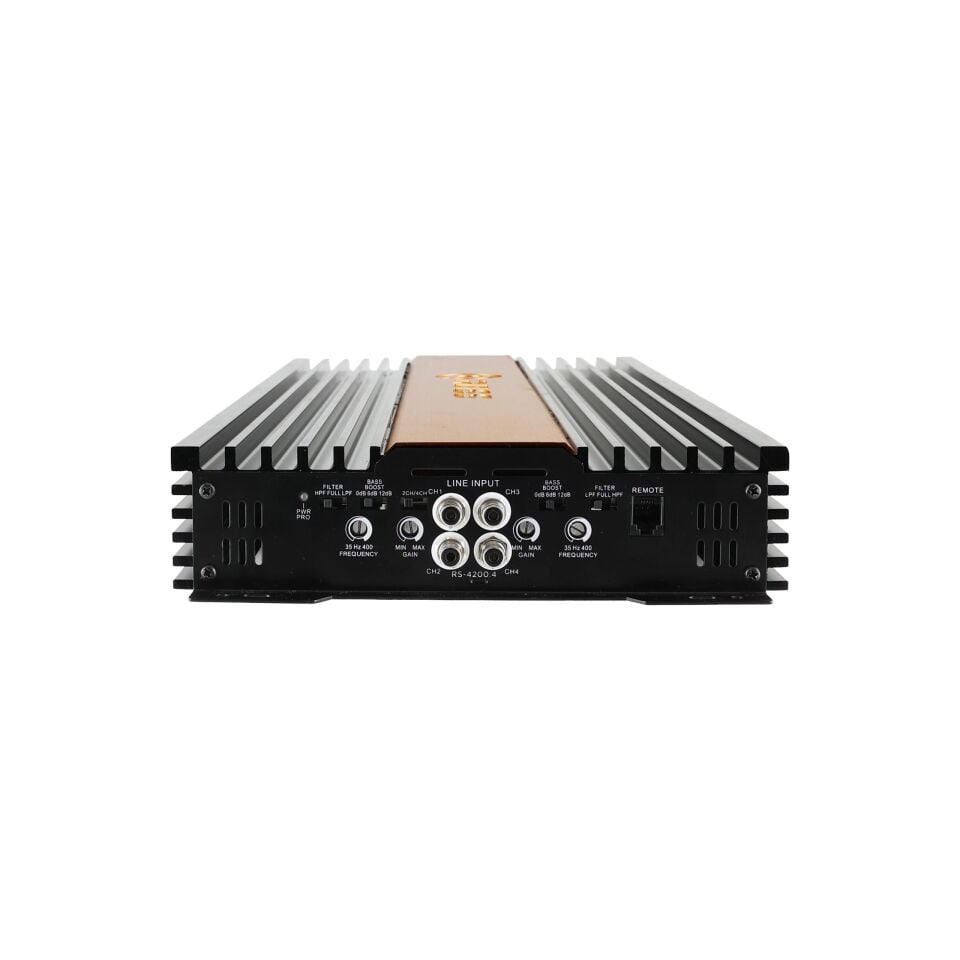 Reiss Audio RS-4200.4 AB Class 200.4 RMS 4 Kanal Midrange Amfisi